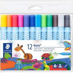 STAEDTLER® Noris 328-F Triangular Jumbo Fibre Tip Pen 12 Set